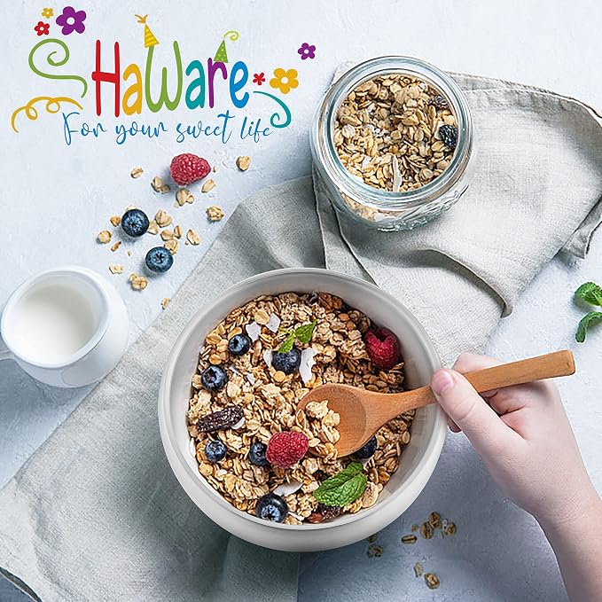 HaWare 6-Piece Kids Bowls, 12oz SUS304 Metal Bowl - Image 7