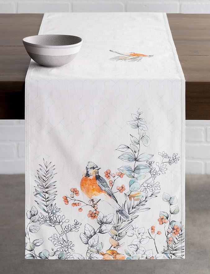 Maison d' Hermine Table Runner 100% Cotton 14.50" x 108" | Table Runners 108 - Image 9