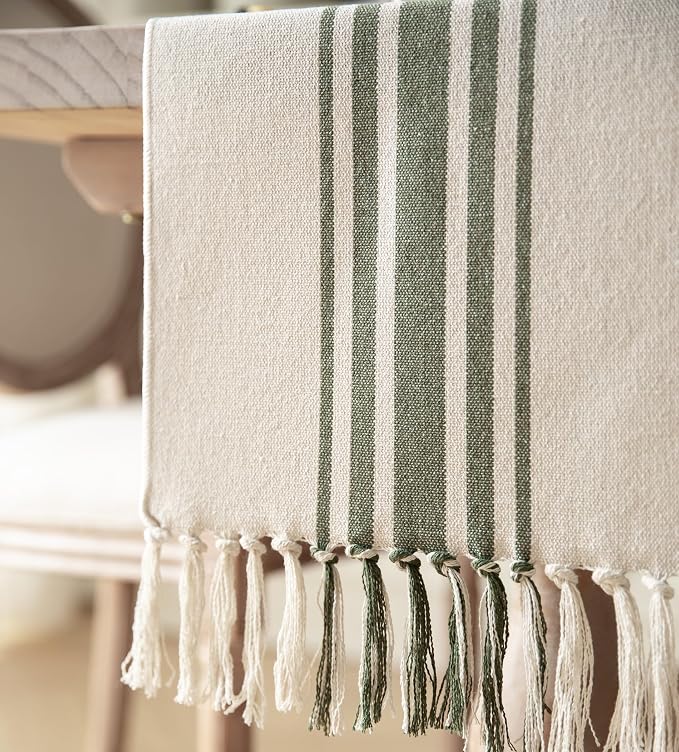Boho Table Runner for Modern Farmhouse Decor, Dining Table décor 13 x 90 Inch - Image 6