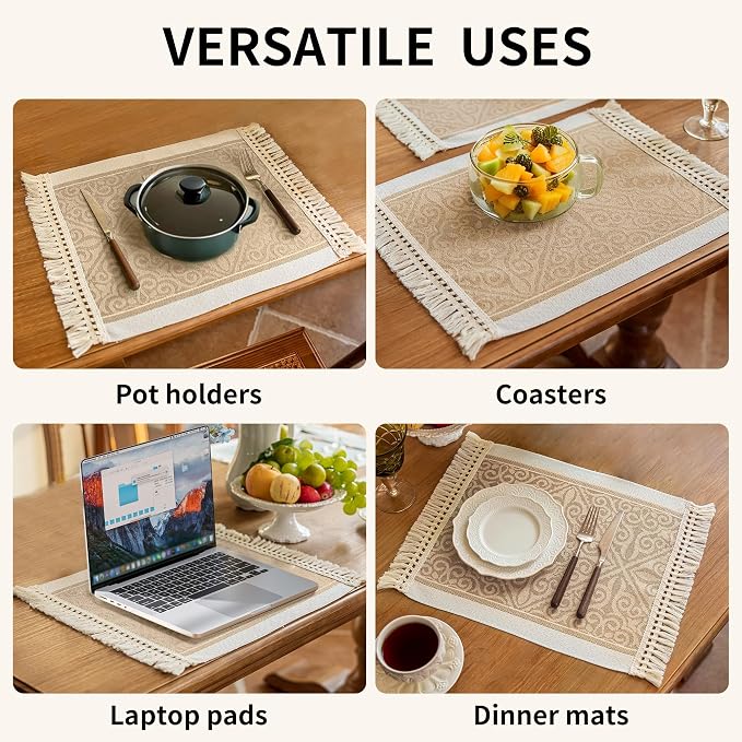Coffee Totem Linen Table Runner - Image 6
