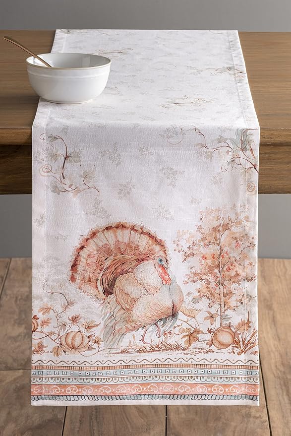 Maison d' Hermine Table Runner 100% Cotton 14.50" x 72" | Table Runners 72 - Image 9