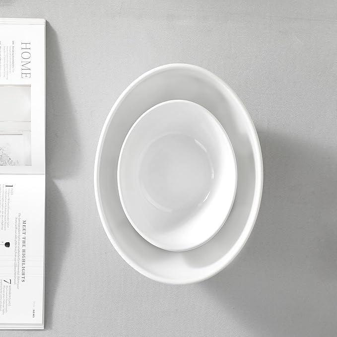 MALACASA 2 Tier Chip and Dip Serving Set - Image 8