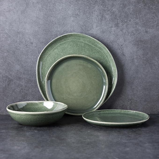 AmorArc Ceramic Cereal Bowls Set of 6, 24 oz Handmade Stoneware Bowls - Image 7