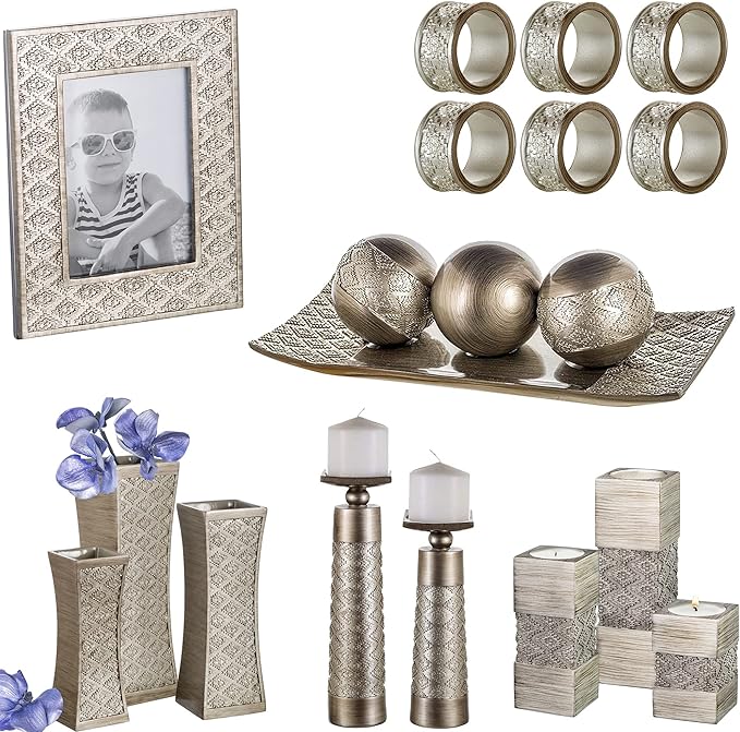 Creative Scents Dublin Silver Napkin Rings Set of 6 - Image 8