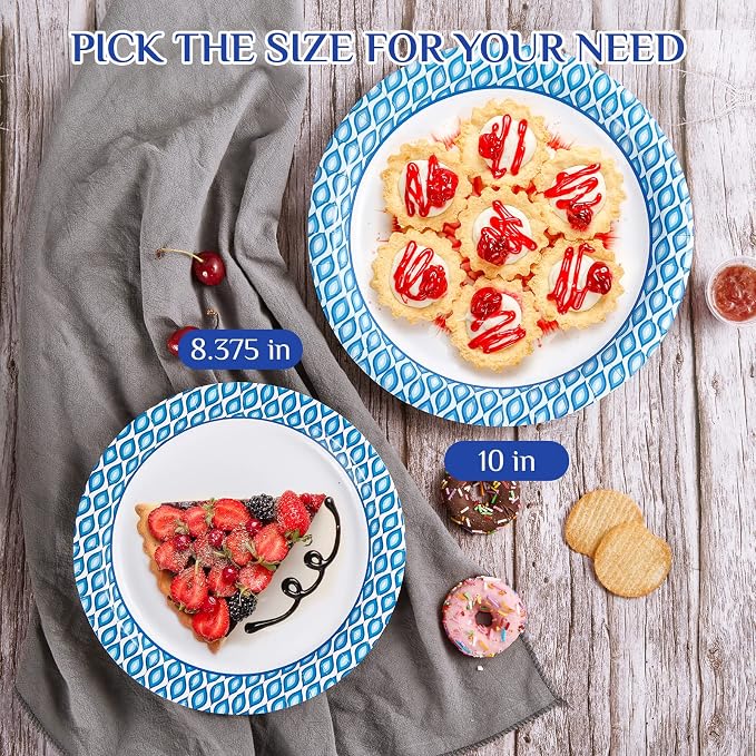 MUCHII Paper Plates 10 Inch - Image 8