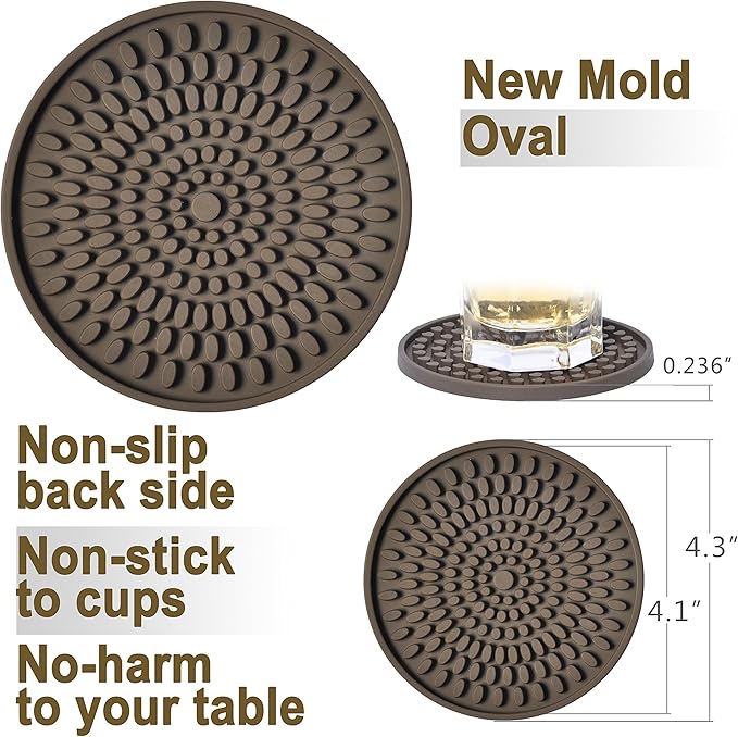Rubber Coasters for Drinks - Image 5
