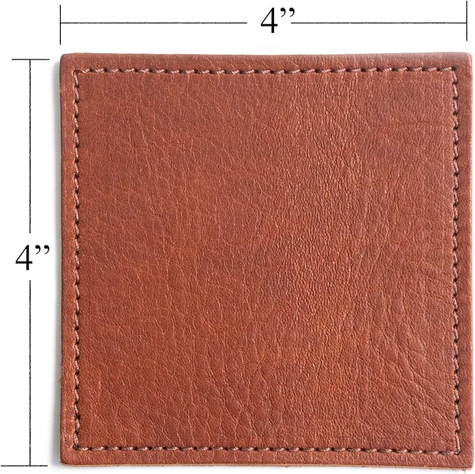 American Made Leather Coasters - Image 5