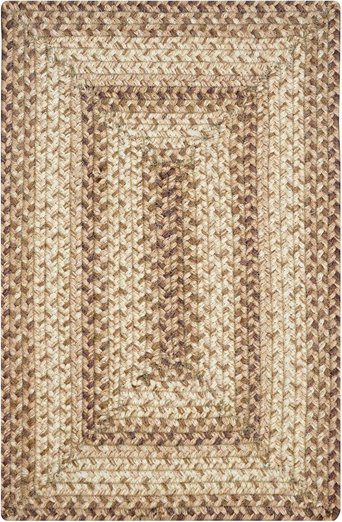 Homespice Cookie Dough Dining Placemats, Warm Country Decor, Set of 6, Brown - 13x19 Rectangle Table Mats - Vibrant Colors, Durable, Easy to Clean and Protects Furniture