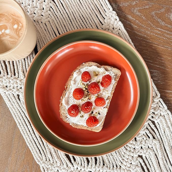 Mora Ceramic Artisan Matte Plates Set, 7.8 in - Image 8