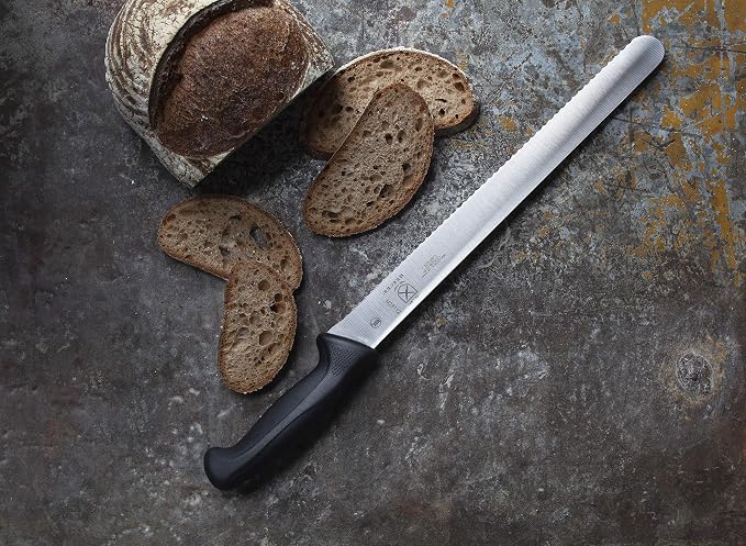 Mercer Culinary M23112 Millennia Black Handle, 12-Inch Wavy Edge - Image 5