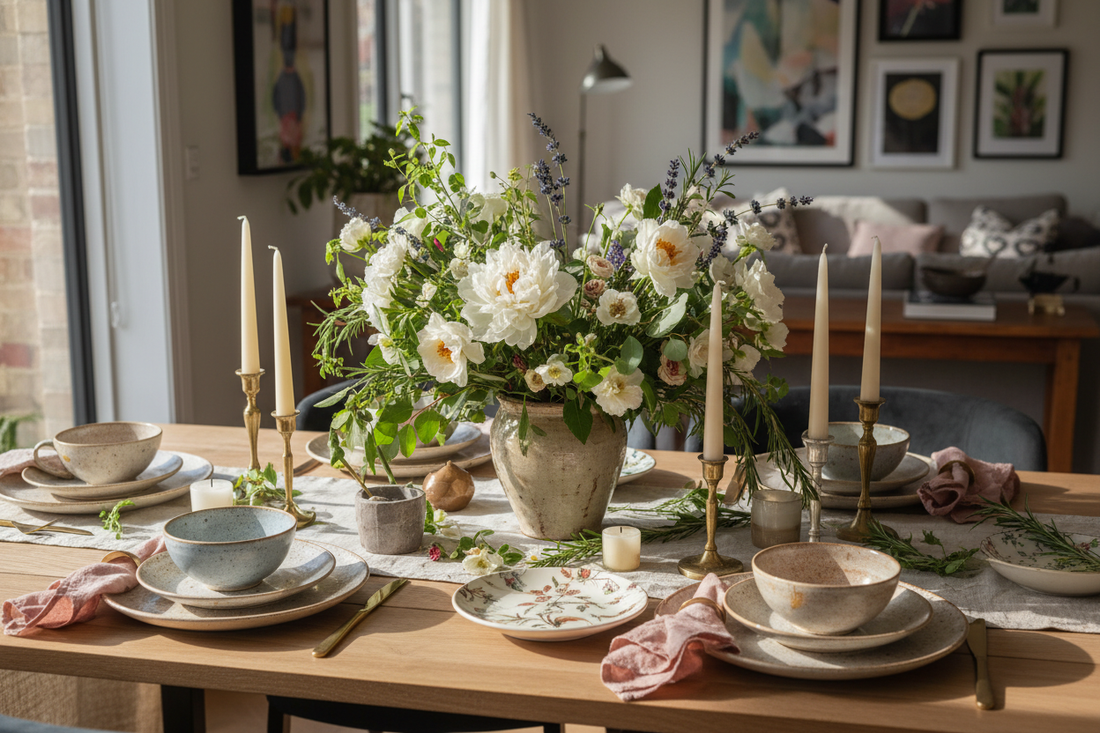 How to Mix and Match Dinnerware Like a Designer