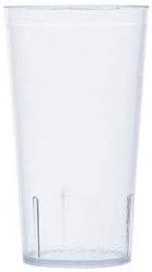 GET 16 oz Clear Plastic Tumbler | Dishwasher safe, Shatterproof, Restaurant - Image 3