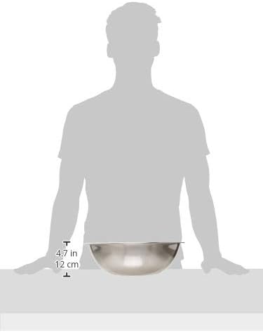 Winco 8 qt Stainless Steel Mixing Bowl | Dishwasher safe, Heavy-duty, - Image 2