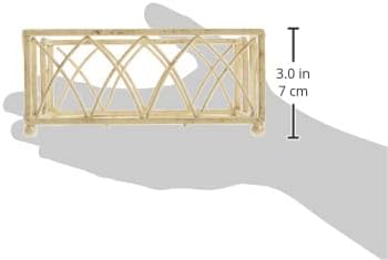 Boston International Cocktail Napkin Caddy, Arch Design in Antique White - Image 3