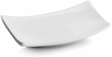 10 Strawberry Street 6" Catering Square Coupe Appetizer Plate - Image 9