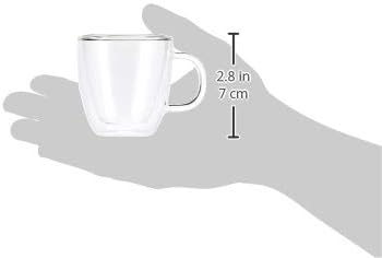 Bodum 5oz Bistro Double Wall Espresso Mug, High-Heat Borosilicate Glass - Image 3
