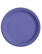 Yanco MS-109BU Mile Stone Narrow Rim Round Plate, 9" Diameter, Melamine, Bule Color, Pack of 24