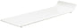 Vikko Rectangular Appetizer Plates, Set of 4 Small White Plate with Lifted Edge, Elegant Dishware for Serving Entres, Appetizers and Desserts, Dishwasher Safe, Microwave Safe