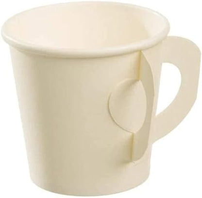 Premium Espresso White Paper Cups - 4 oz - Elegant - Image 4