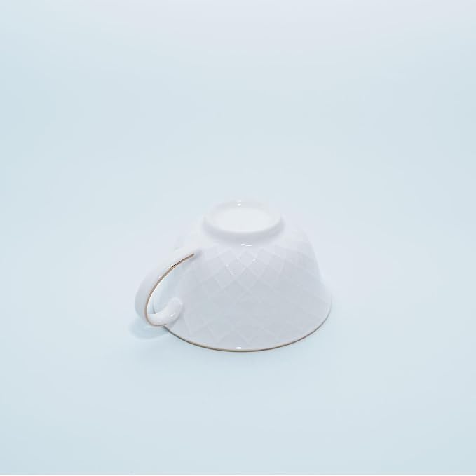Bone China Tea Cup and Saucer Set - Image 5