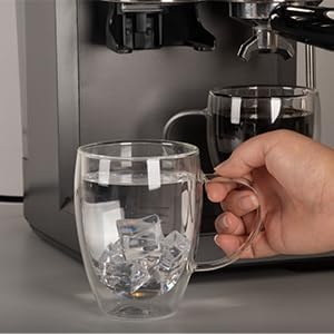 Espresso Cups Set Of 2, Double Walled Glass Coffee Mugs - Image 5