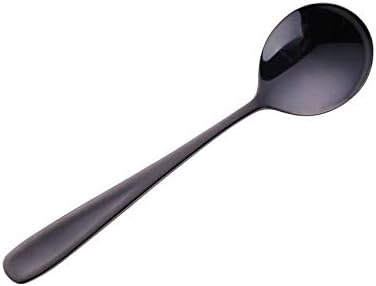 Buyer Star Bouillon Spoon Sets, 7-Inch Round Soup Spoons, Stainless Steel - Image 2