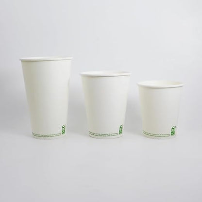 Amazon Basics Disposable Compostable Paper Coffee Cups - Image 4