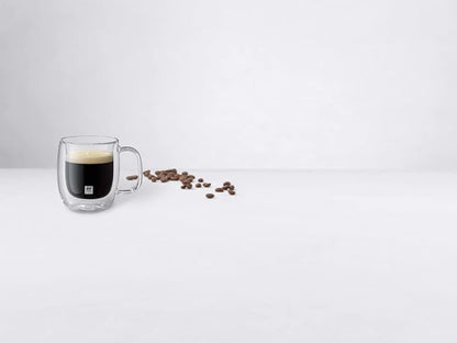 ZWILLING Sorrento Plus 2-pc Double-Wall Glass Espresso Mug Set - Image 6