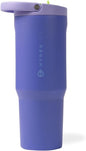 HydroJug Sport - Stainless Steel Tumbler with Straw, Vacuum Insulated, 32oz Leakproof Water Bottle, Ergonomic Design, Reusable, Dishwasher Safe, Rubber Base, Durable for Gym or Outdoors, Lime Rickey
