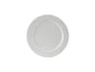 Tuxton China ALA-054 Plate, 5-1/2" Diameter, Round, Wide Rim, Rolled Edge, Microwave and Dishwasher Safe, Oven Proof, Fully Vitrified, Alaska, Porcelain White, Pack of 36