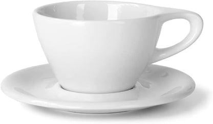 notNeutral Lino Porcelain Cup & Saucer Small Latte 8 oz by notNeutral