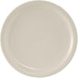 Tuxton China TNR-008 Plate, 9" Diameter, Round, Narrow Rim, Microwave and Dishwasher Safe, Oven Proof, Fully Vitrified, Ceramic, TuxCare, Healthcare, Nevada, American White/Eggshell, Pack of 24