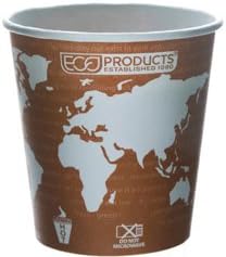 ECO PRODUCTS Compostable Disposable World Art 10oz Coffee Cups, Case of 1000 - Image 4