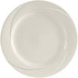 Tuxton China ASU-004 Plate, 8-1/8" Diameter, Round, Wide Rim, Embossed Pattern, Microwave and Dishwasher Safe, Oven Proof, Fully Vitrified, Ceramic, AlumaTux, San Marino, Pack of 24