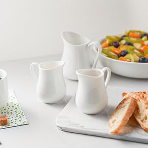 Gurygo 2 Pack 16 Oz Classic White Creamer - Image 4