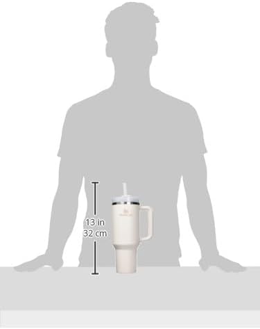 STANLEY Quencher H2.0 Flow State Tumbler, 40 oz, Rose Quartz 2.0 | Handle and - Image 4