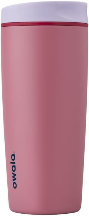 Owala SmoothSip Slider Insulated Stainless Steel Coffee Tumbler, Reusable Iced by Unknown