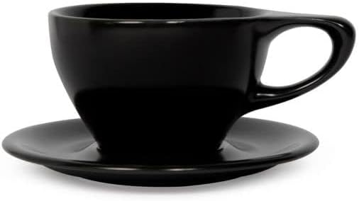 notNeutral Lino Porcelain Cup & Saucer Large Latte 12 oz - Image 2