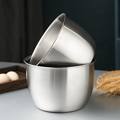 Gigicloud Stainless Steel Mixing Bowl, 304 Stainless Steel Deep Bowl Deep - Image 7