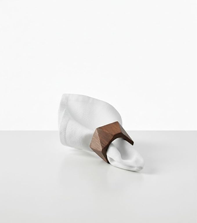 Classic Handmade Napkin Rings Set, Dining Table Holders - Image 7