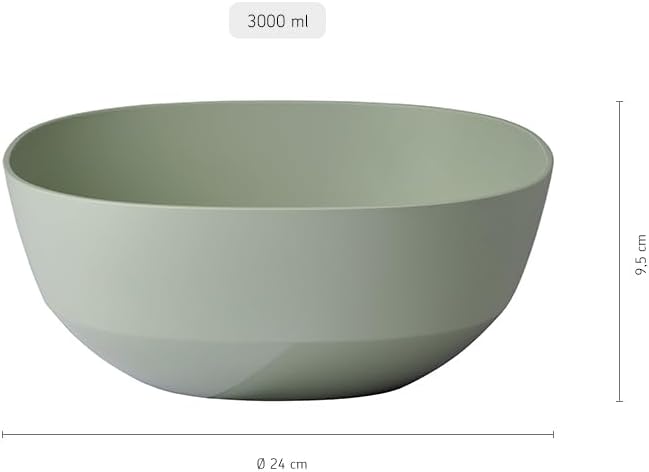 Mepal - Serving bowl Silueta - Dishwasher & microwave resistant - Salad bowl - - Image 6