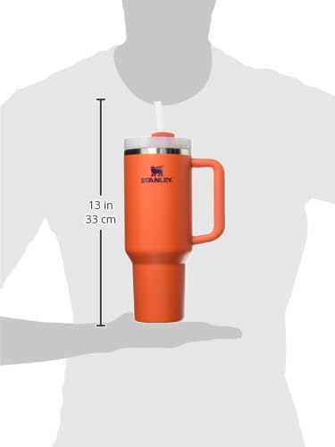 STANLEY Quencher H2.0 Flow State Tumbler, 40 oz, Tigerlily Plum | Handle and - Image 4