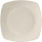 Tuxton China BEH-126C Plate, 12-3/4", Square, Rolled Edge, Microwave and Dishwasher Safe, Oven Proof, Fully Vitrified, Ceramic, DuraTux, American White/Eggshell, Pack of 6