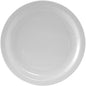 Tuxton China CLA-064 Plate, 6-1/2" Diameter, Round, Narrow Rim, Microwave and Dishwasher Safe, Oven Proof, Fully Vitrified, TuxCare, Healthcare, Colorado, Porcelain White, Pack of 36