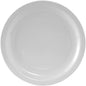 Tuxton China CLA-054 Plate, 5-1/2" Diameter, Round, Narrow Rim, Microwave and Dishwasher Safe, Oven Proof, Fully Vitrified, TuxCare, Healthcare, Colorado, Porcelain White, Pack of 36