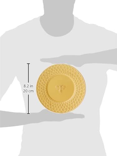 Boston International Embossed Stoneware Plate, 8-Inch Diameter - Image 6