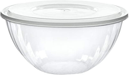 2 Swts Disposable Round Crystal Clear Serving Bowls - Image 2