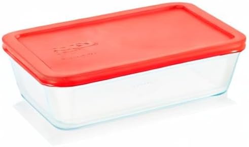 Pyrex Simply Store Glass Food Storage Container, Snug Fit Non-Toxic Plastic - Image 7
