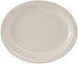 Tuxton China TNR-040 Platter, 7-1/8" x 5-3/4", Oval, Narrow Rim, Microwave and Dishwasher Safe, Oven Proof, Fully Vitrified, Ceramic, Nevada, American White/Eggshell, Pack of 36