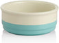 Sweejar Ceramic Dog Bowls, Dog Food Dish for Small Dogs and Cat, Heavy Duty Porcelain Pet Bowl for Canned Food and Water 17 Fl Oz （Turquoise）